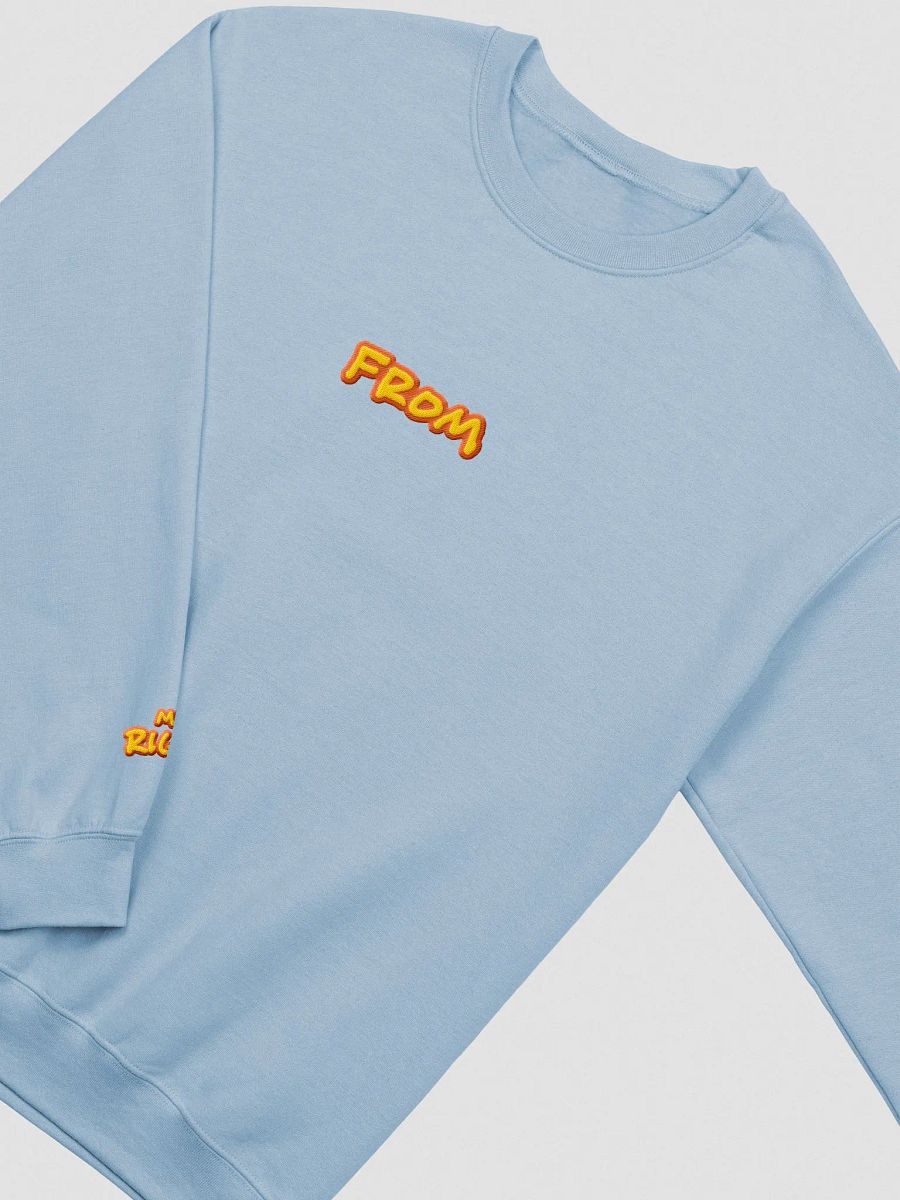 my left from my right embroidered crewneck (SOLAR DESIGN) product image (1)