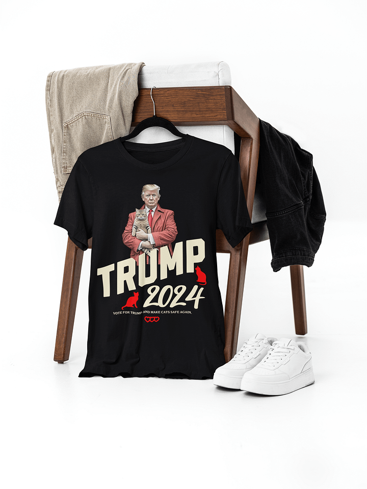 TRUMP 2024 MAKE CATS SAFE AGAIN UNISEX T-SHIRT product image (1)