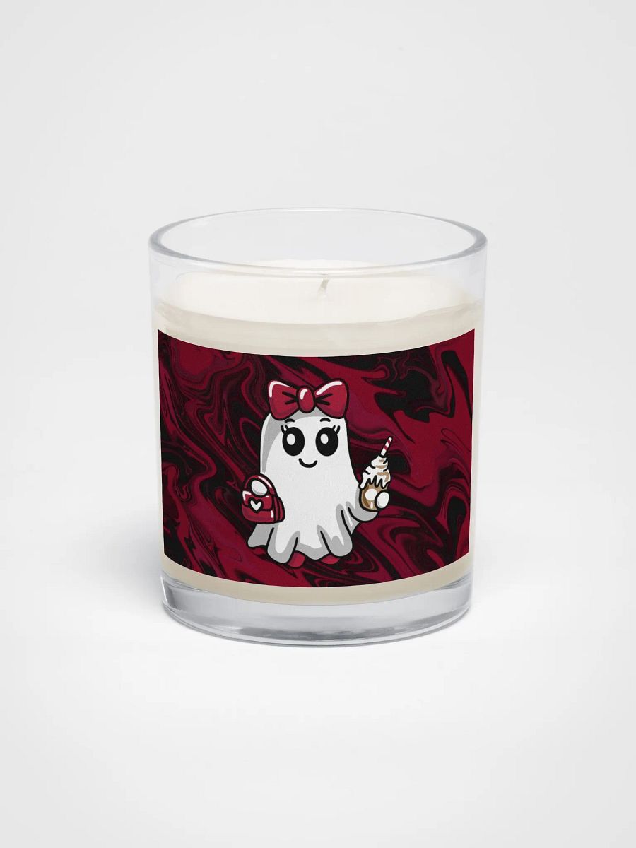 Stylish Ghost Soy Wax Glass Jar Candle product image (1)