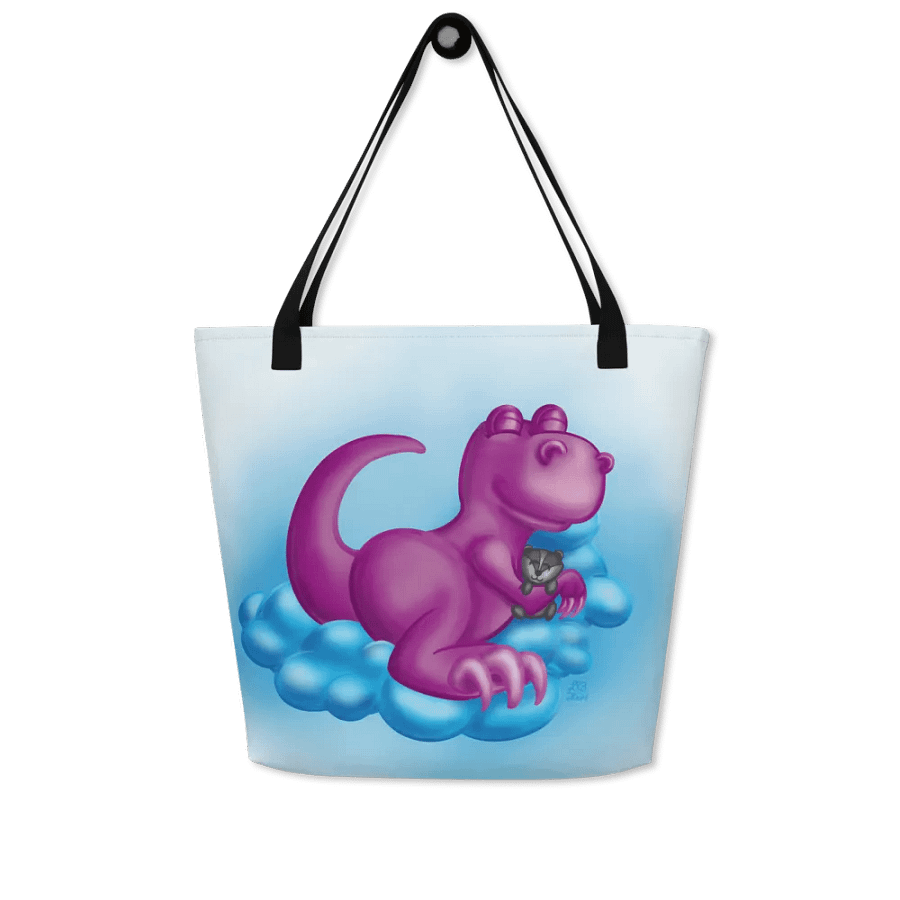 Sleepy Dino Tote product image (3)