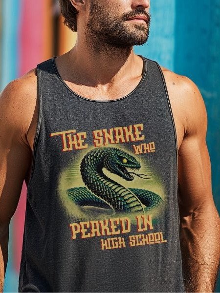 Basilisk Vintage Retro Pulp Horror Tank Top product image (1)