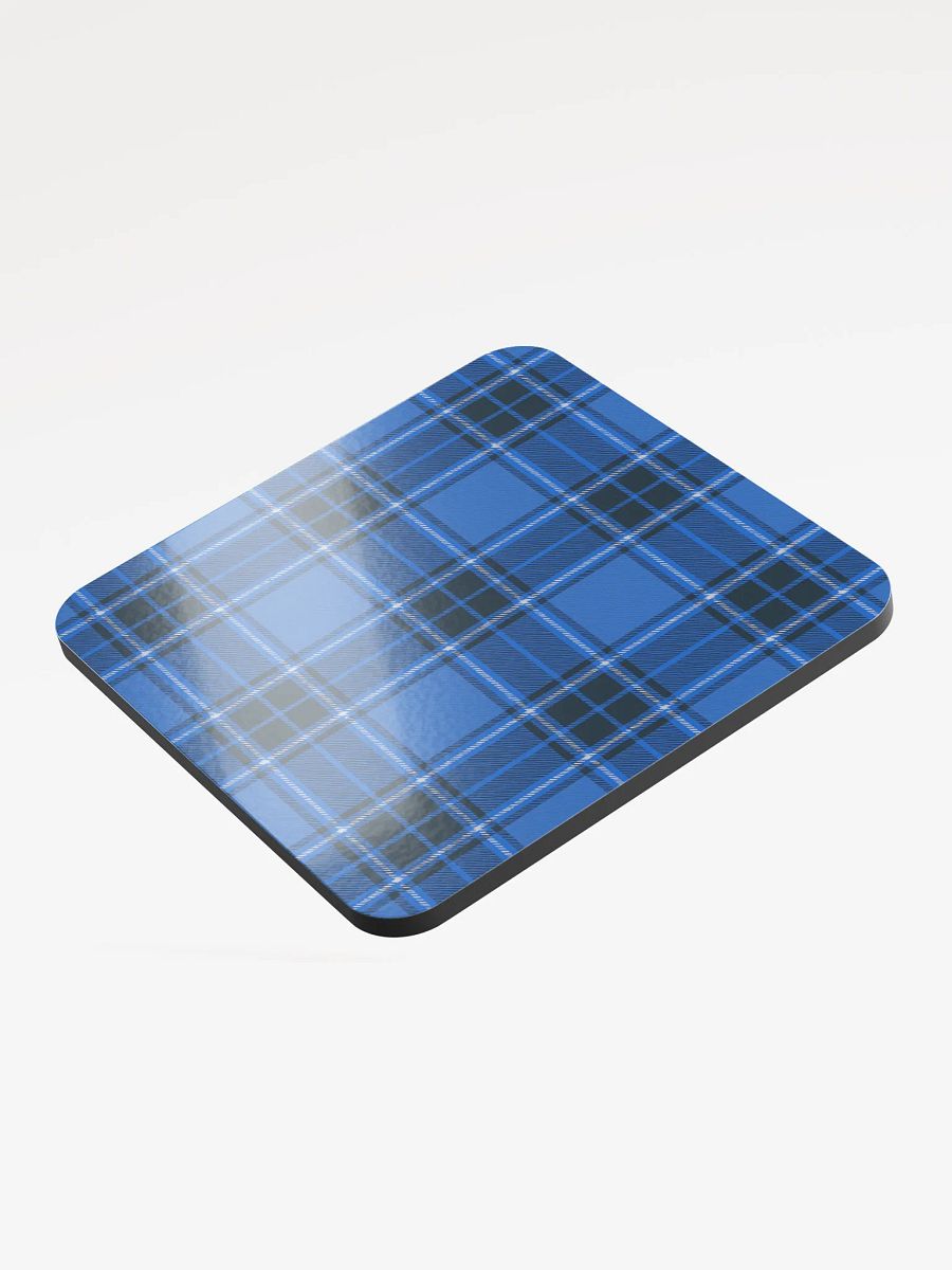 Blue Plaid Cork Coaster product image (3)