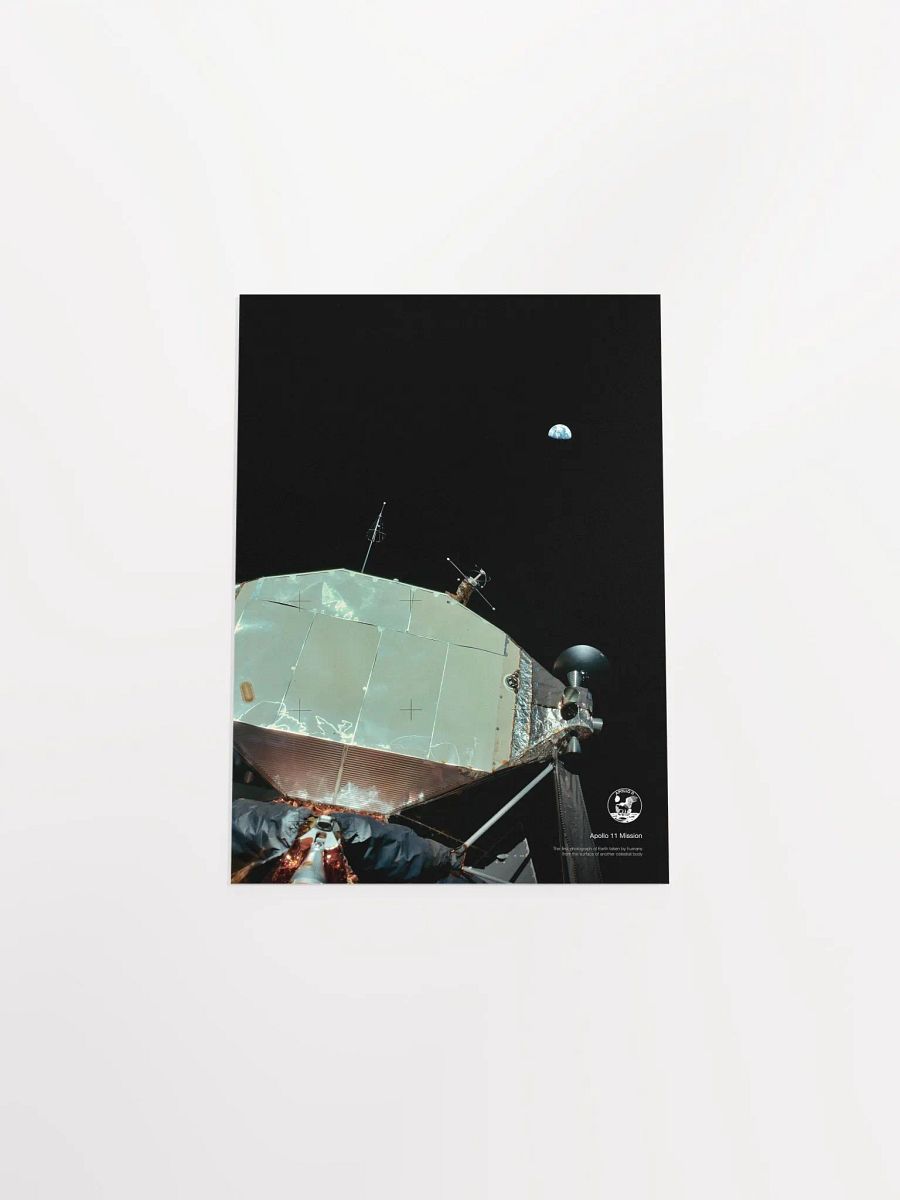 NASA Apollo 11: View of Earth, 1969 — space poster, space art, photo poster, NASA print, space wall decor product image (10)
