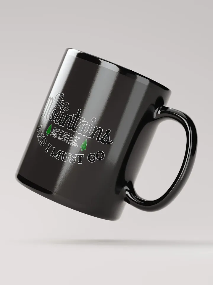 Mountain Calling Black Coffee Mug product image (3)