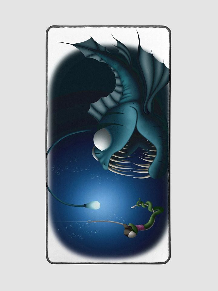 Worm fishing desk pad product image (2)