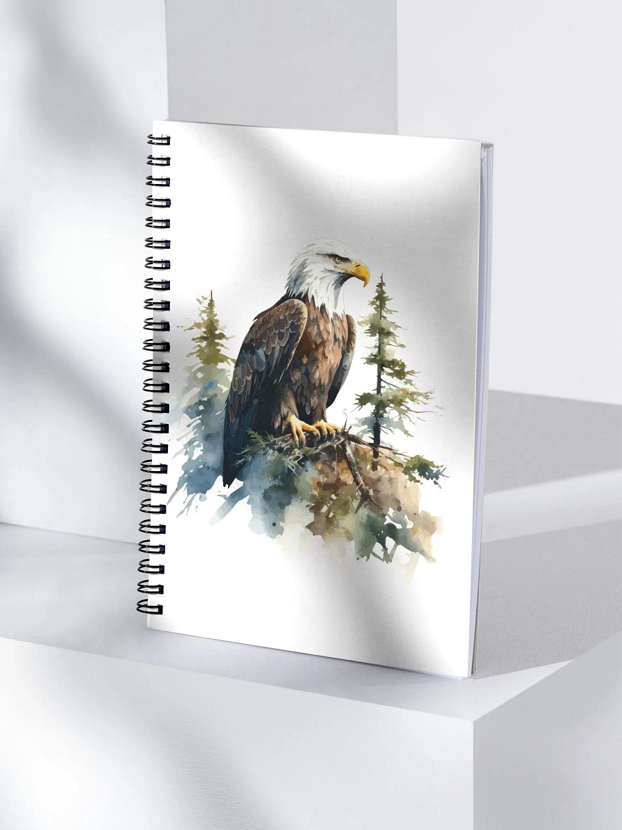 Majestic Eagle Spiral Notebook product image (4)