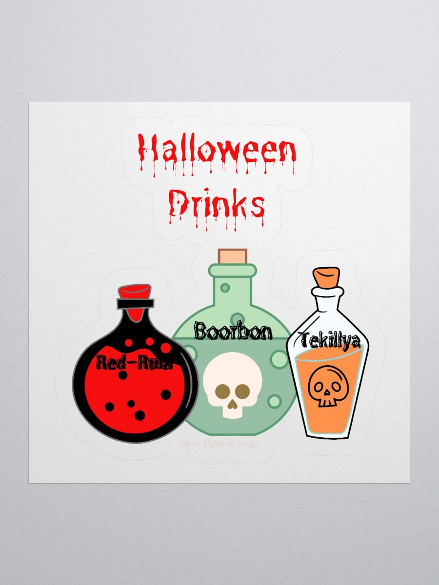 Halloween Drinks Spooky Sticker product image (1)