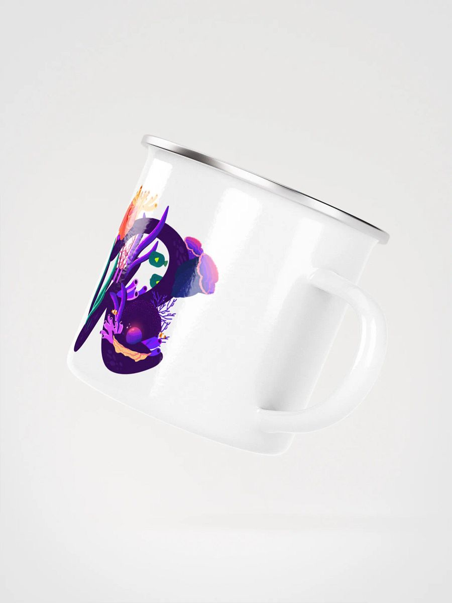 Symmetrical Floral Bliss Enamel Mug product image (3)
