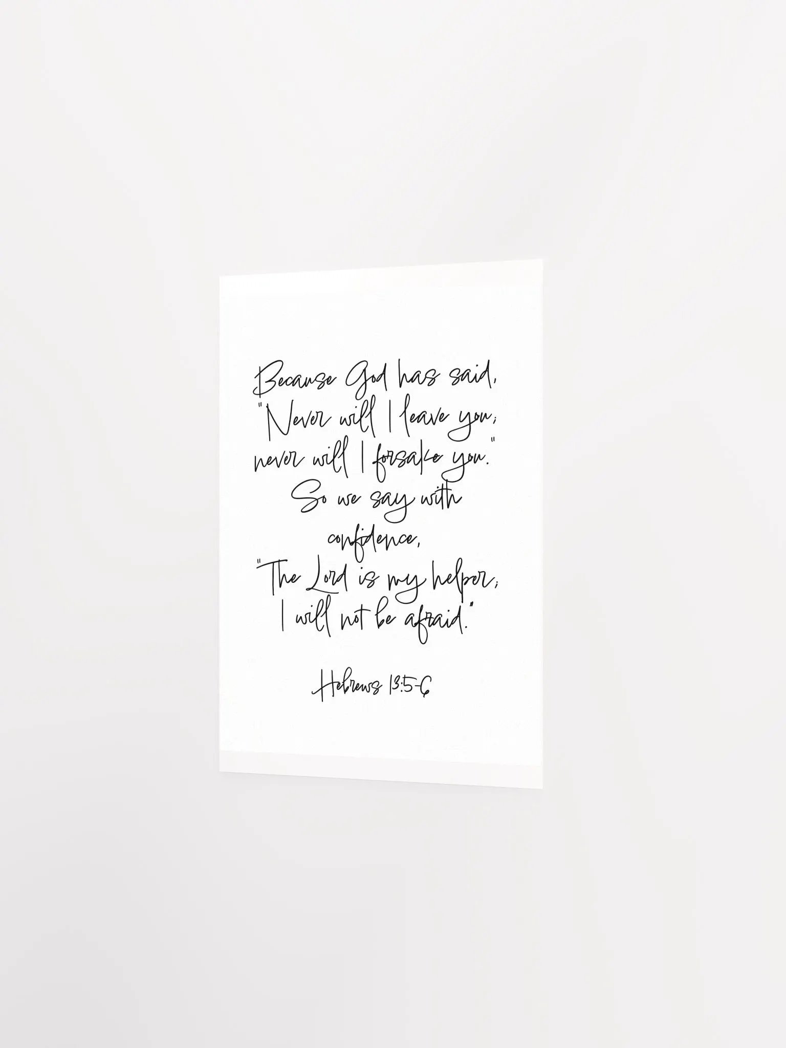 Never Will I Forsake You - Print product image (2)