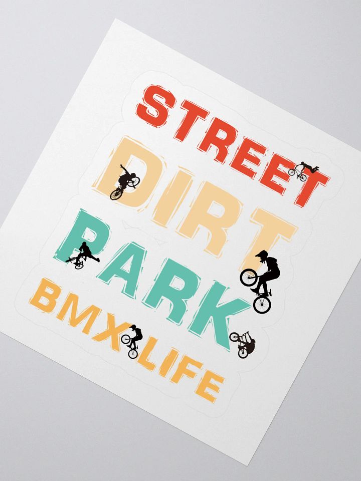 BMX Life Kiss Cut Stickers product image (4)