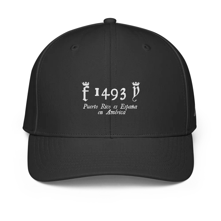 Gorra Adidas UPF (SPF 50) con letras bordadas - 1493 Puerto Rico es España en América product image (1)