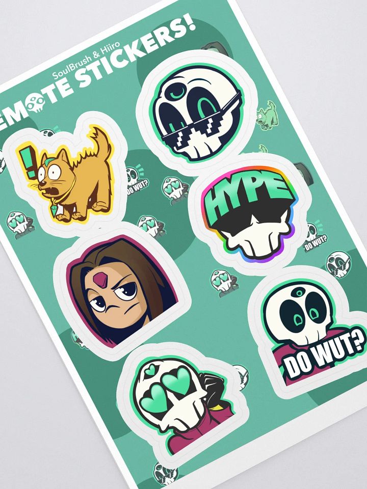 Emote Sticker Sheet product image (1)