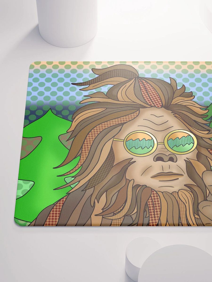 Retro Hippie Bigfoot Giving Peace Sign product image (6)