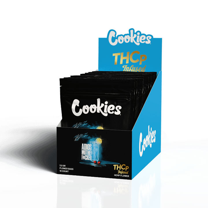 THCP Flower 3.5g Bag - Adios MF - 10ct Pop Box product image (1)