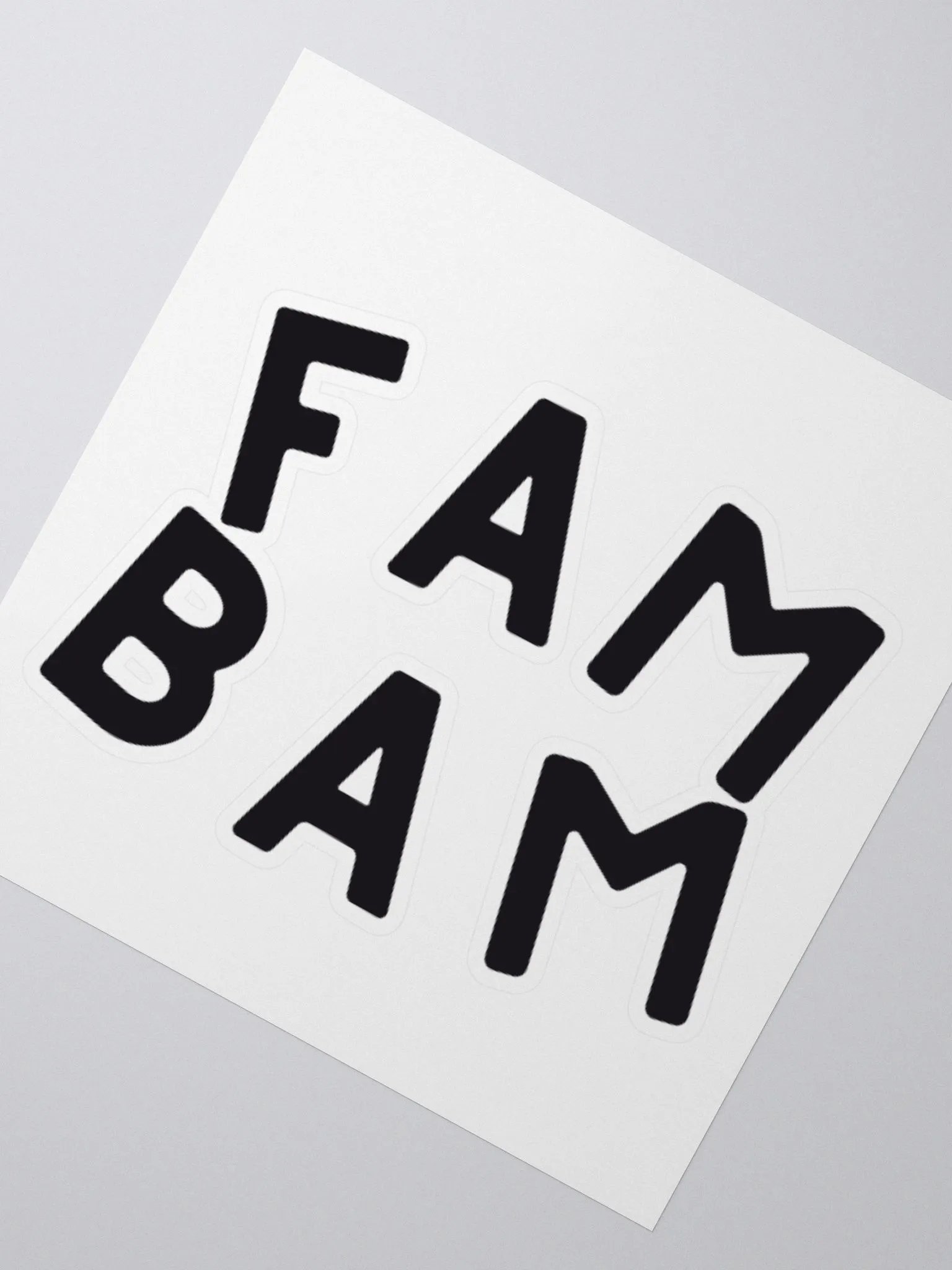 Fam Bam Sticker product image (2)
