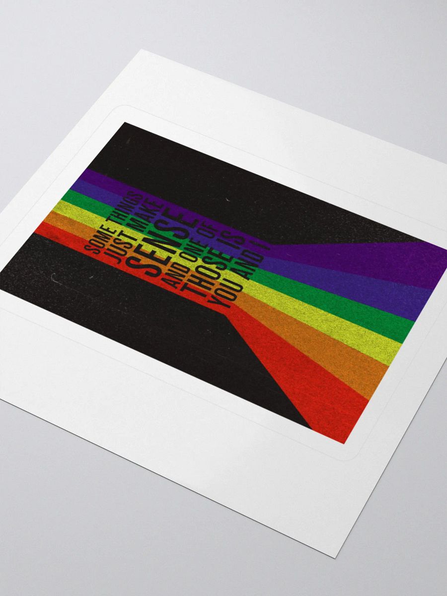 you and i - pride flag - die cut sticker product image (9)