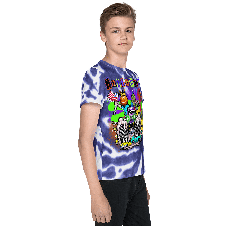 All-Over Print Youth Crew Neck T-Shirt - HALLOWEEN 25 product image (4)