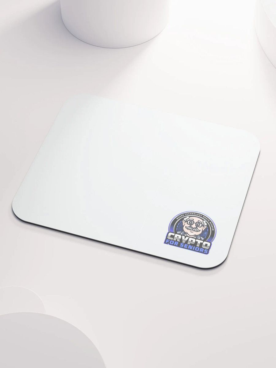 Crypto For Seniors Logo Mouse Pad (New 3D Logo) product image (3)