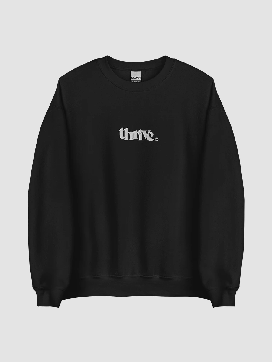 Classic THRIVE Crewneck Sweatshirt [Black] product image (2)