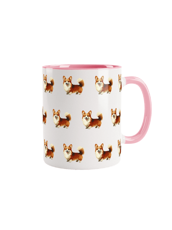 Brie The Corgi Mug Pattern product image (1)