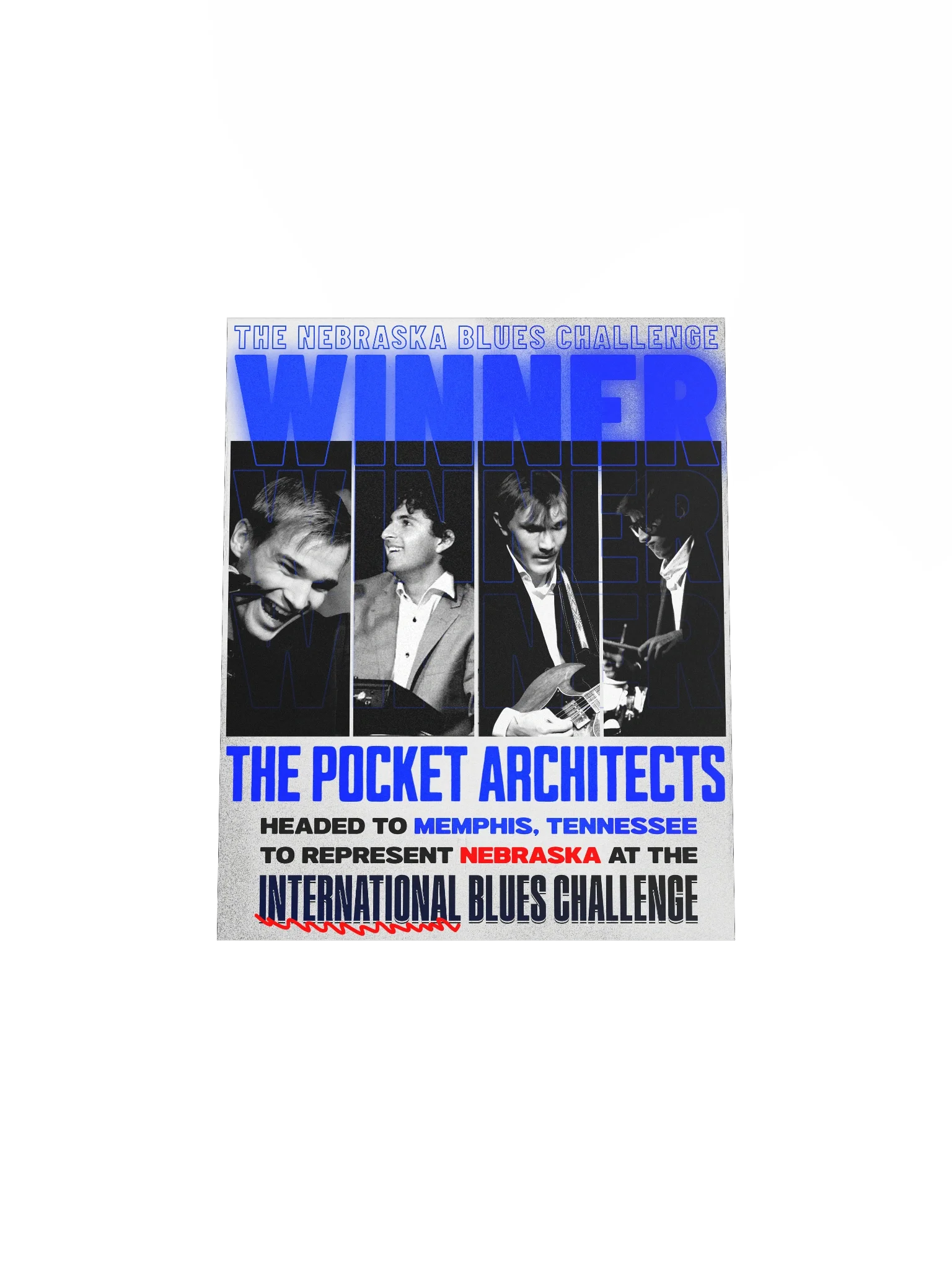 Nebraska Blues Challenge Winner Poster product image (8)