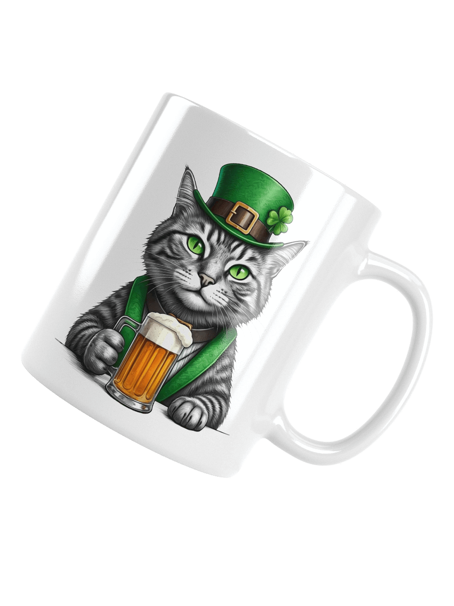 St. Patrick's Day Cat Mug product image (11)