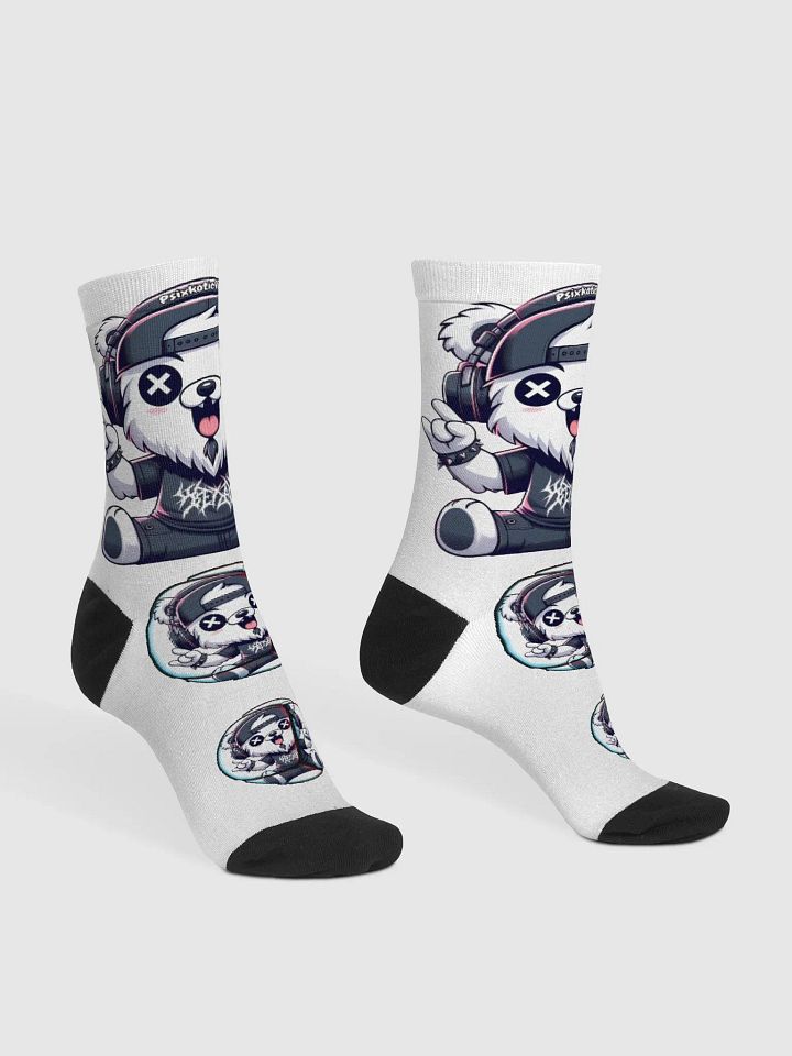 Psixkotic Bear Crew Socks product image (2)