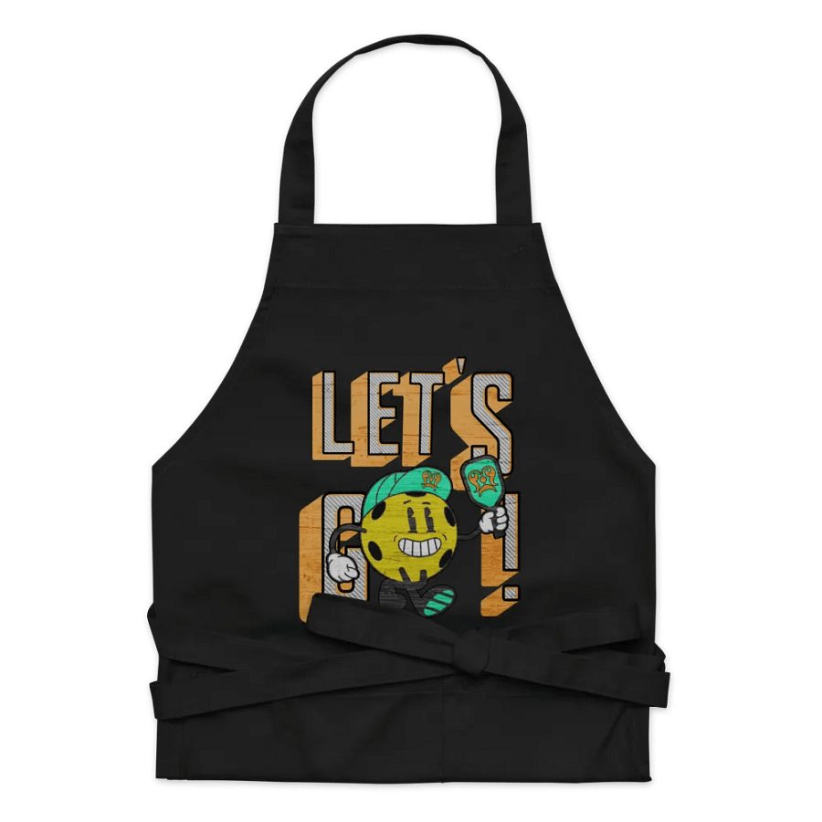 Lets Go Pickleball Mascot Adventure Time Organic Cotton Apron product image (1)