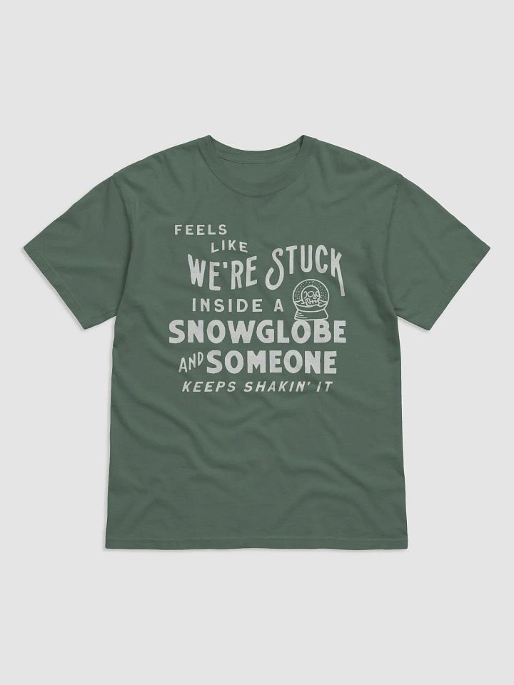 Snowglobe Censored Heavyweight Tee (Dark) (BB x CC) product image (1)