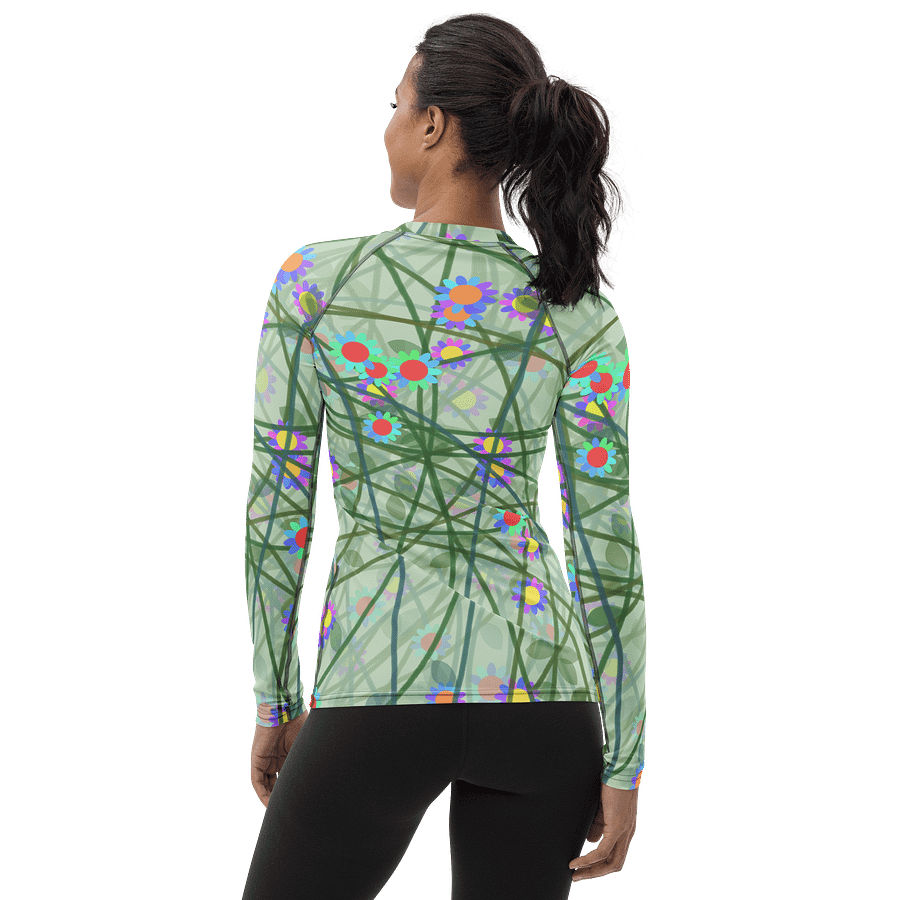 Floral Vines Women's Rash Guard product image (2)