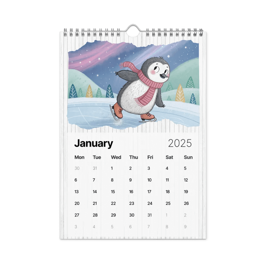 ADORABLE ANIMALS WALL CALENDAR 2025 product image (6)