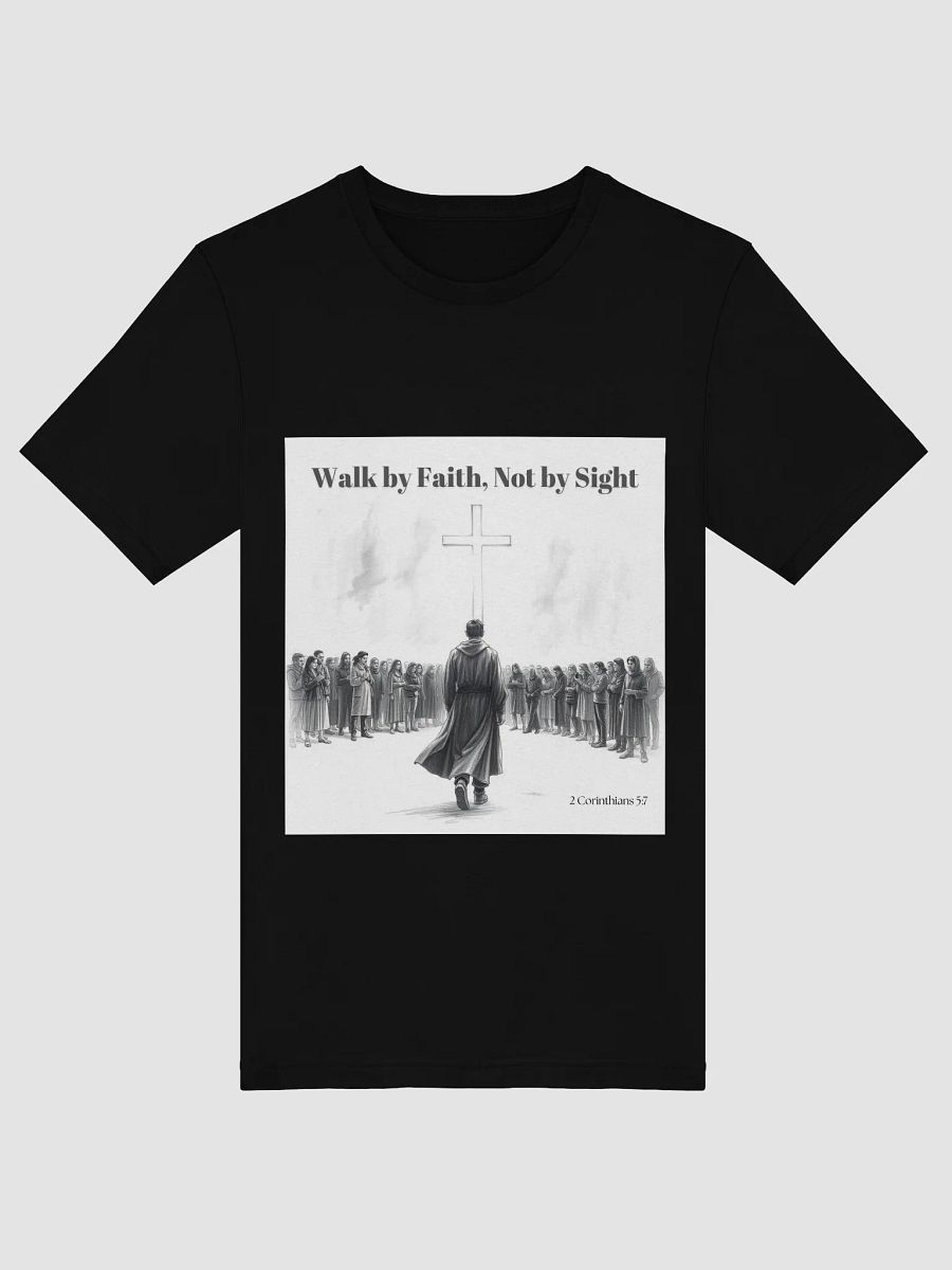 Christian Walking in Faith Tee – Inspirational Scripture T-Shirt product image (19)