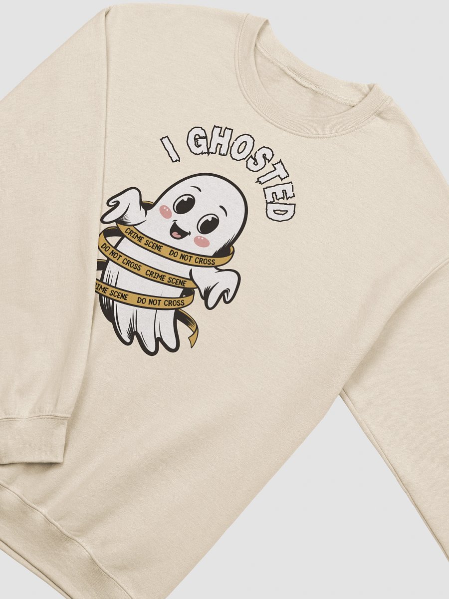 Cute Kawaii Ghost Halloween Sweatshirt for True Crime Lovers product image (8)