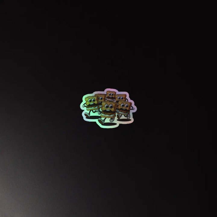 S'mores Frenzy Holographic Sticker Sheet product image (2)