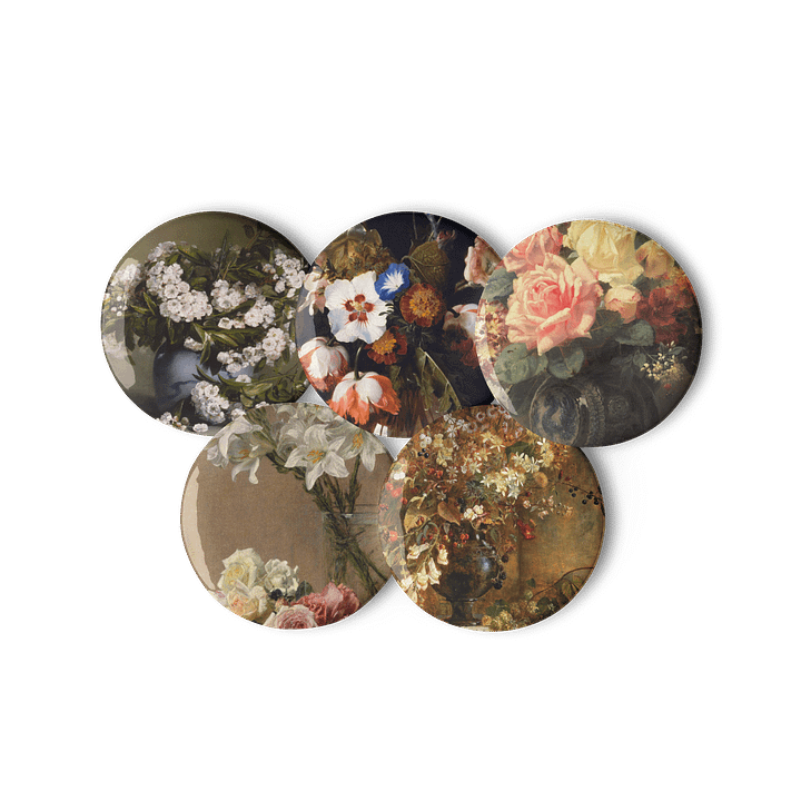 Floral Art Pins – Vintage-Inspired Blooms by Dr. Mac Garden Style product image (3)