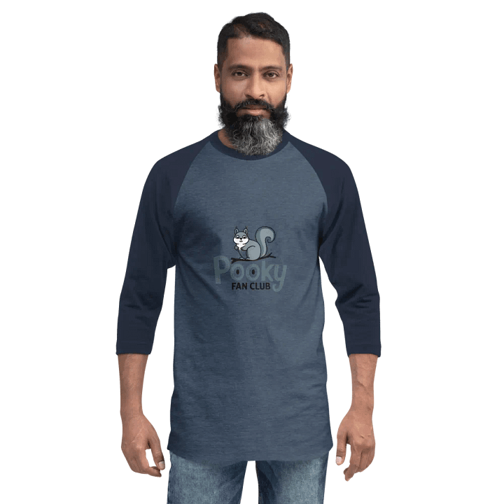 Pooky Fan Club ¾ Sleeve Raglan Tee product image (2)