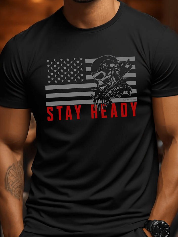 U.S. Flag Stay Ready - 2A Military Soldier Veterans product image (1)