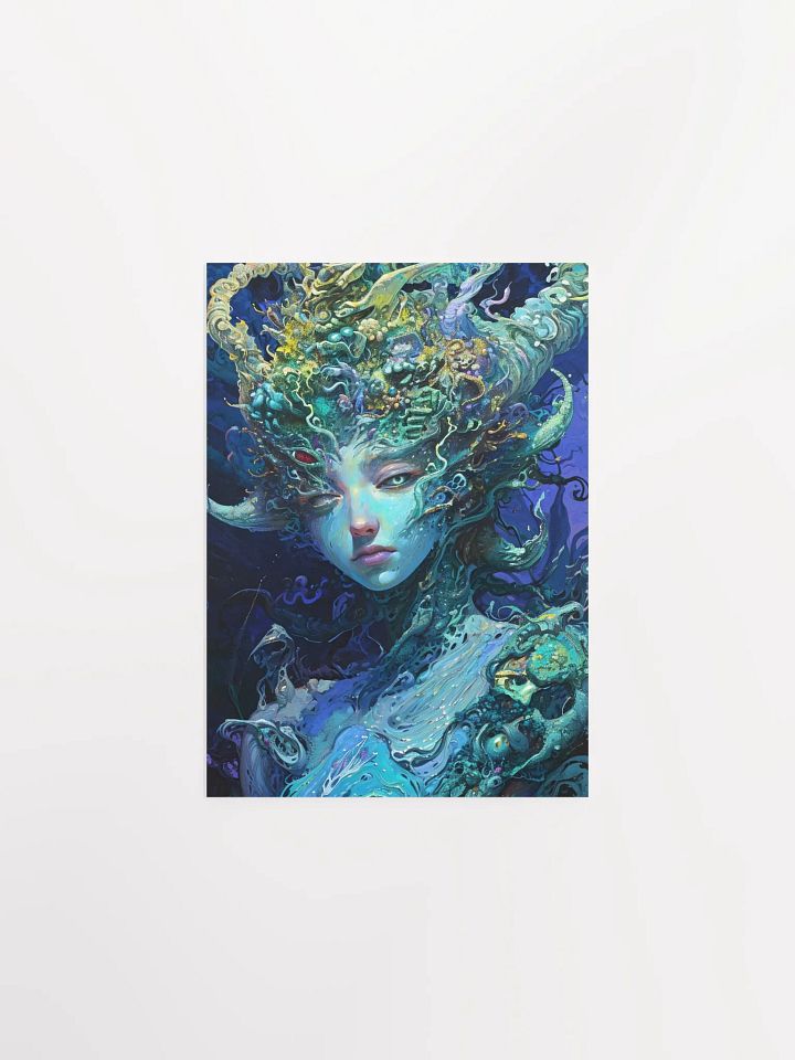 Aqua Serenity Matte Poster product image (1)