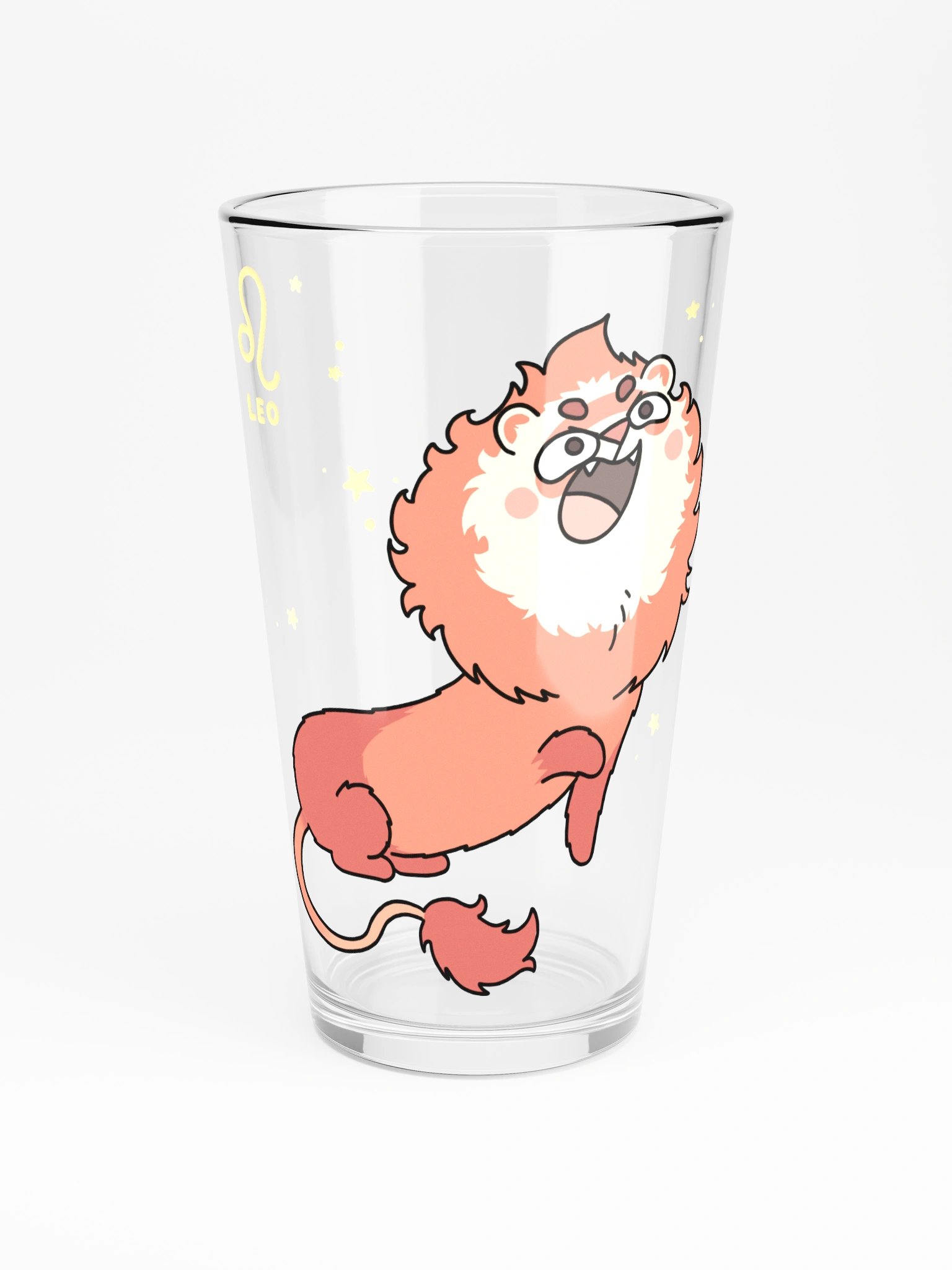 Leo | Ferret Star Signs | Pint Glass product image (3)