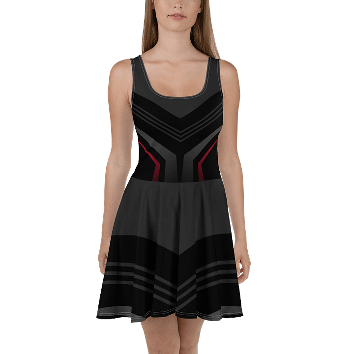 Geometric Fusion Sleeveless Skater Dress product image (2)