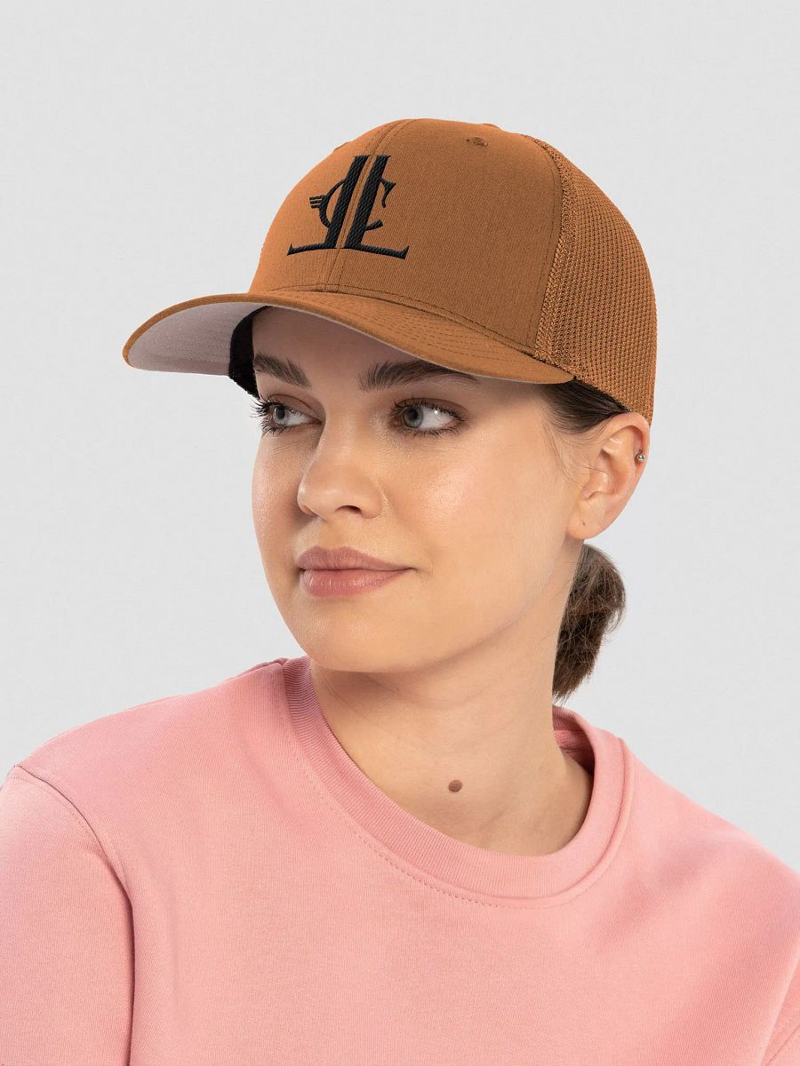 Legacy Co Official - Black Logo Flexfit Mesh Back Trucker Hat product image (14)