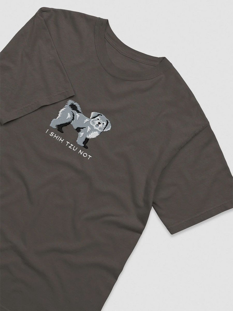 I Shih Tzu Not T-Shirt(Embroidered) of a Shih Tzu(Blue) product image (6)