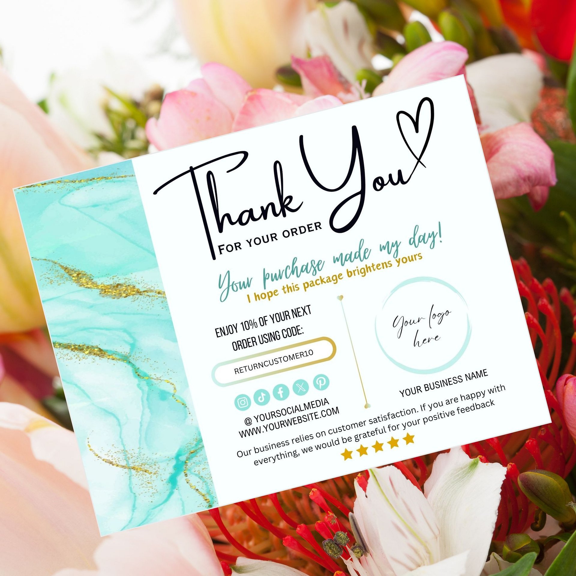 Marina - Thank You Card Template product image (4)