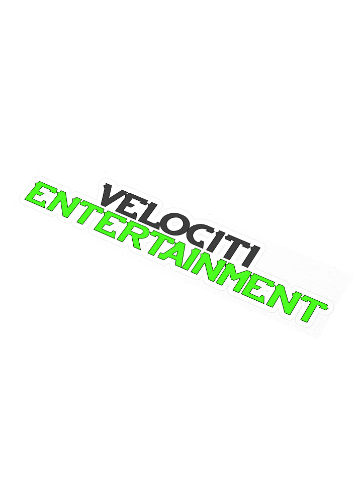 Kiss Cut Sticker Velociti Entertainment product image (1)