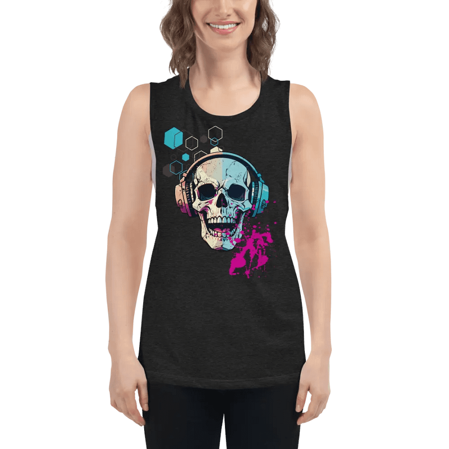 Groove Reaper Fitted Muscle Tank product image (6)