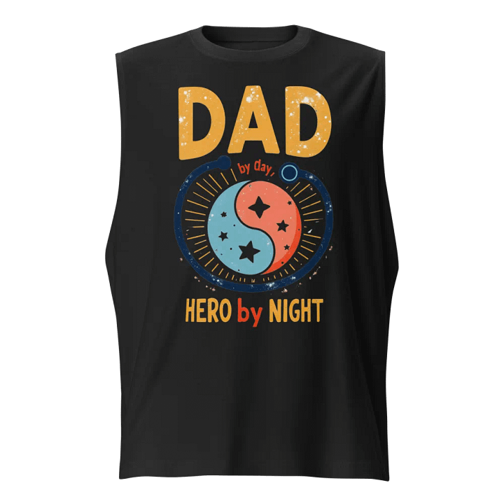 Superhero Dad Yin-Yang Muscle Tank product image (1)