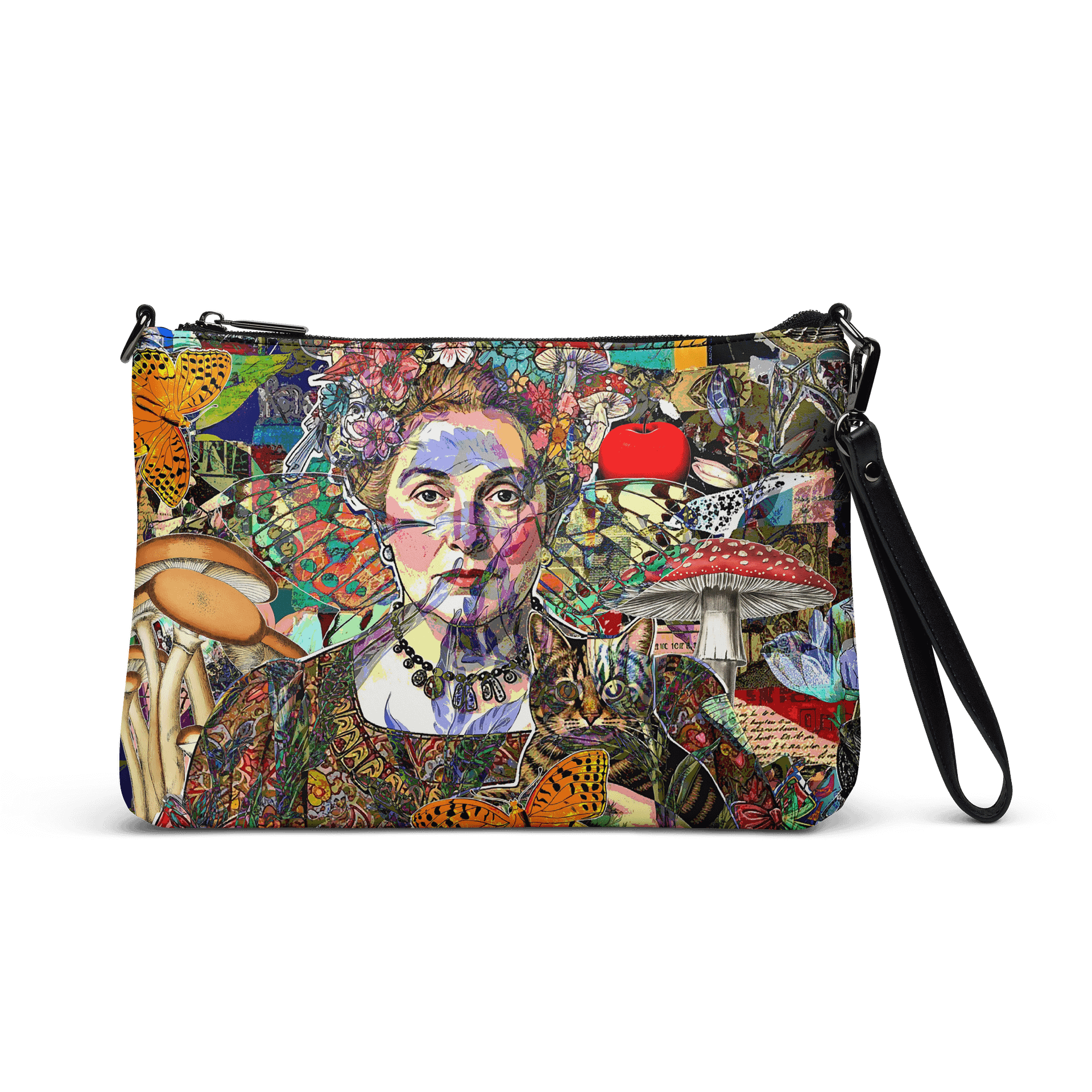 Lady with Cat-Over Crossbody Bag product image (1)