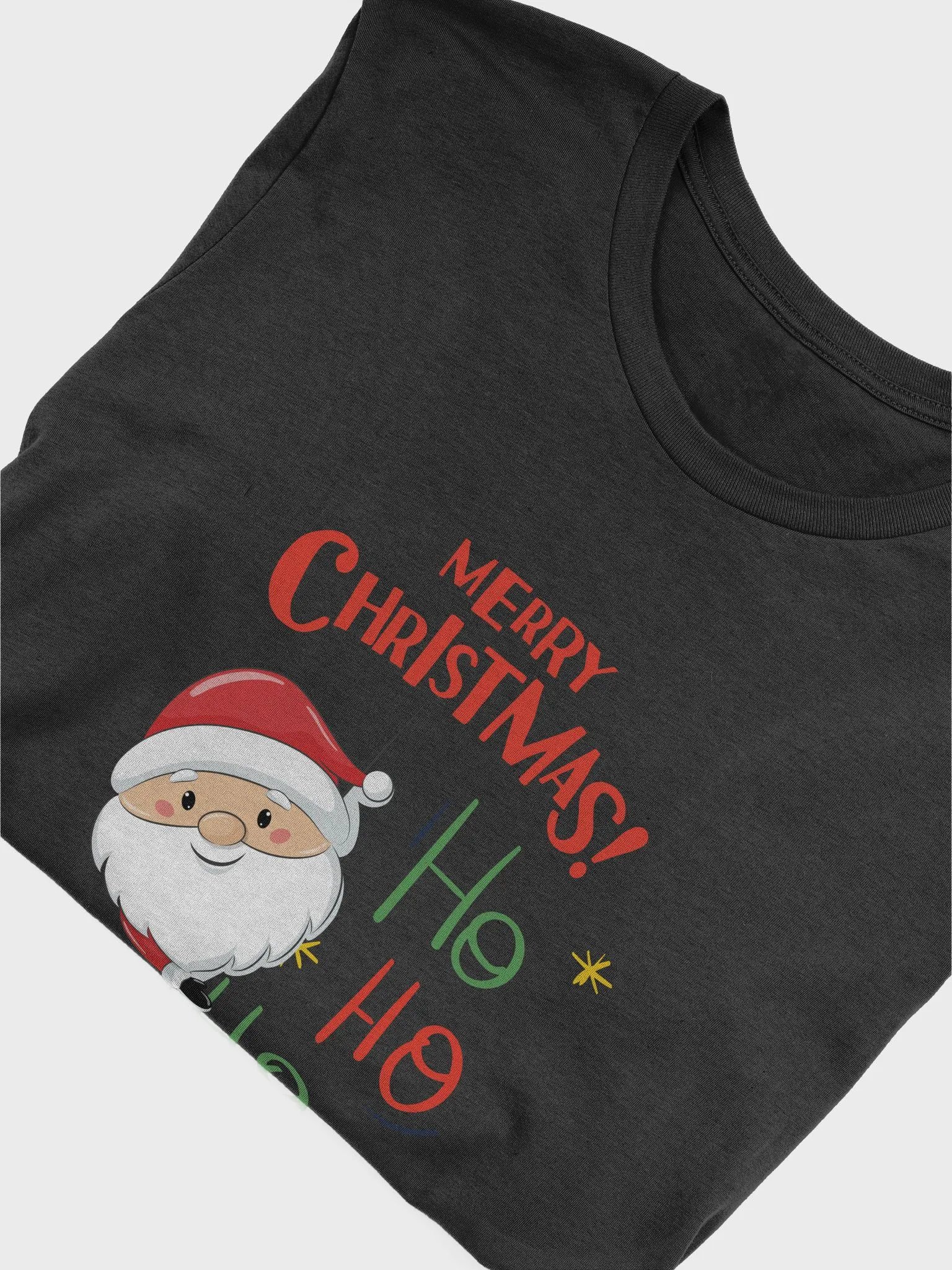 Cheerful Santa Merry Christmas T-Shirt product image (16)