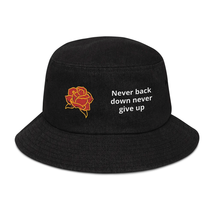 Rose Bucket hat with Quote 