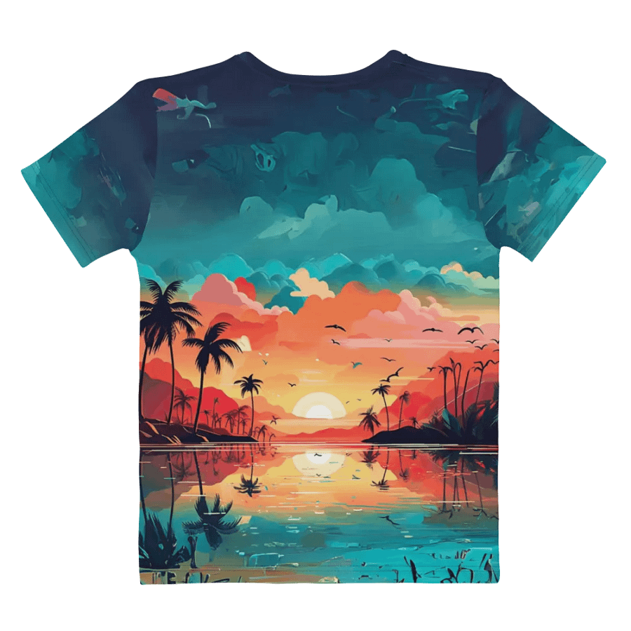 Tropical Sunset All Over Print T-shirt product image (11)